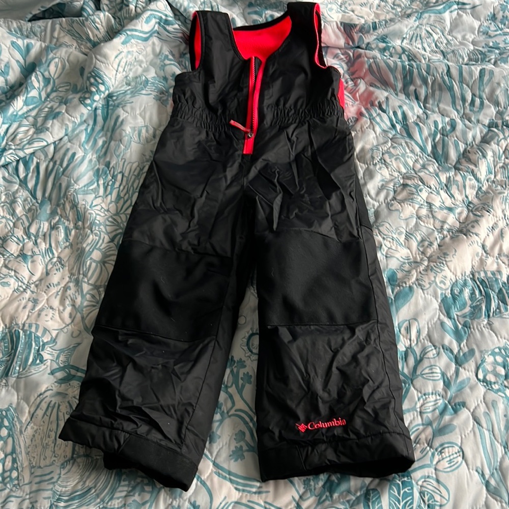 Columbia snow bib kids